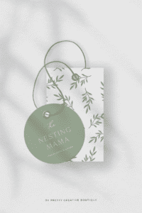 Nesting Mama Tag Mockup