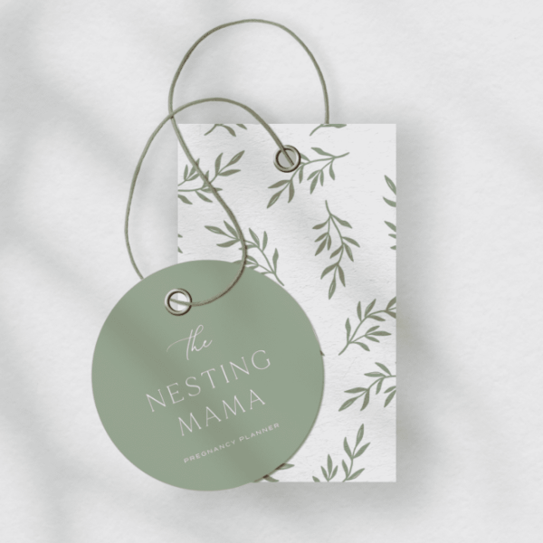 Nesting Mama Tag Mockup